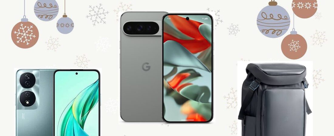 Google Pixel 9 Pro, HONOR 90 Smart & 2x NIO Rucksäcke